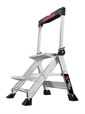 Little Giant Ladders, Jumbo Step, 2-Step, 2 foot, Step Stool, Aluminum, Type